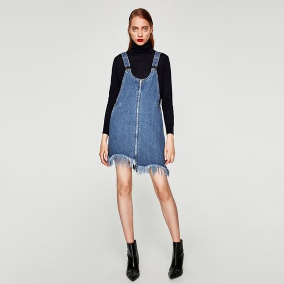 zara denim pinafore dress Zara x Disney Mickey & Friends Denim Pinafore Dress: 12-18M